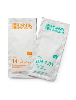 Растворы для калибровки pH 7.01 и 1413 мкСм/см HANNA Instruments HI77100C