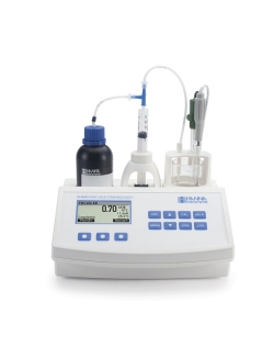 Мини титратор для измерения титруемой кислотности и рН в фруктовых соках HANNA Instruments HI84532-02