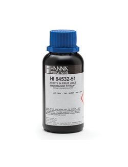 Титрант для определения кислотности фруктовых соков (высокий диапазон) HANNA Instruments HI84532-51