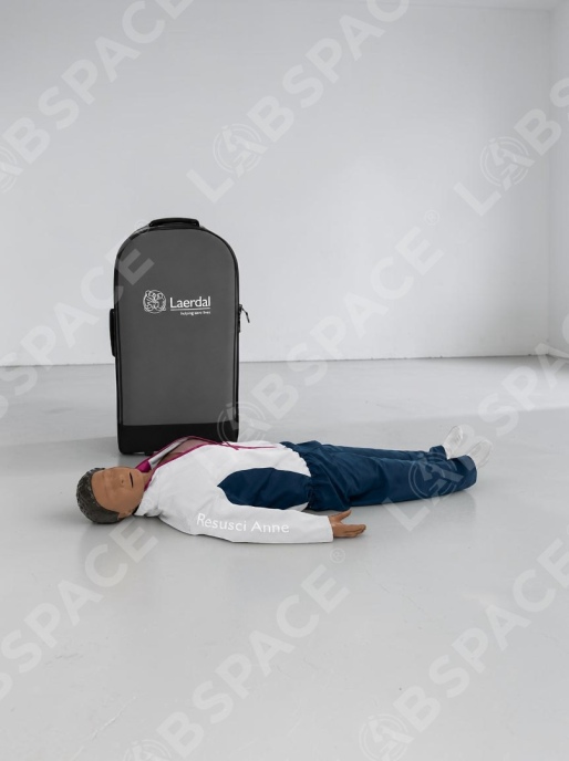 Манекен для обучения сердечно-легочной реанимации Laerdal Resusci Anne QCPR AED Full body - Dark