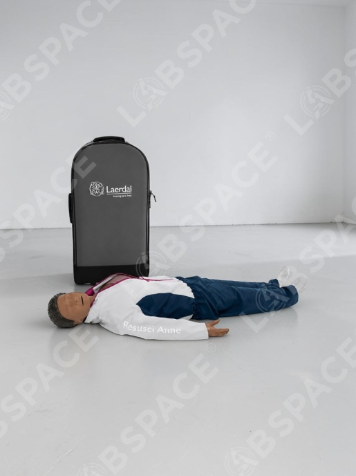 Манекен для обучения сердечно-легочной реанимации Laerdal Resusci Anne QCPR AED Full body - Dark