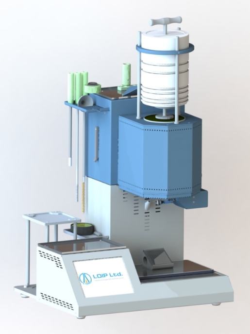 Установка для определения показателя текучести расплава термопластов с автообрезкой ЛОИП ПТР-ЛАБ-11