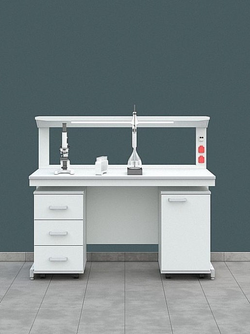 Стол лабораторный с полкой Simple Pro ЛК-900 СМ