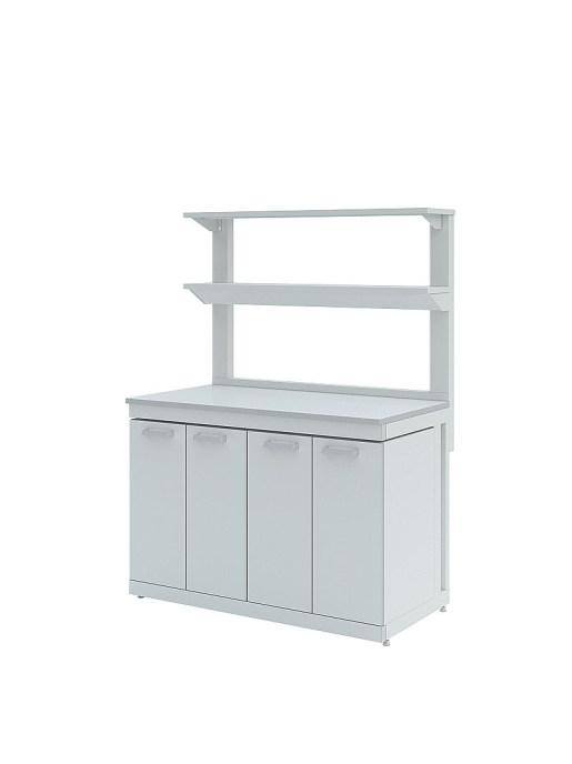 Стол лабораторный с 2-мя полками Simple Pro ЛК-1200 СП