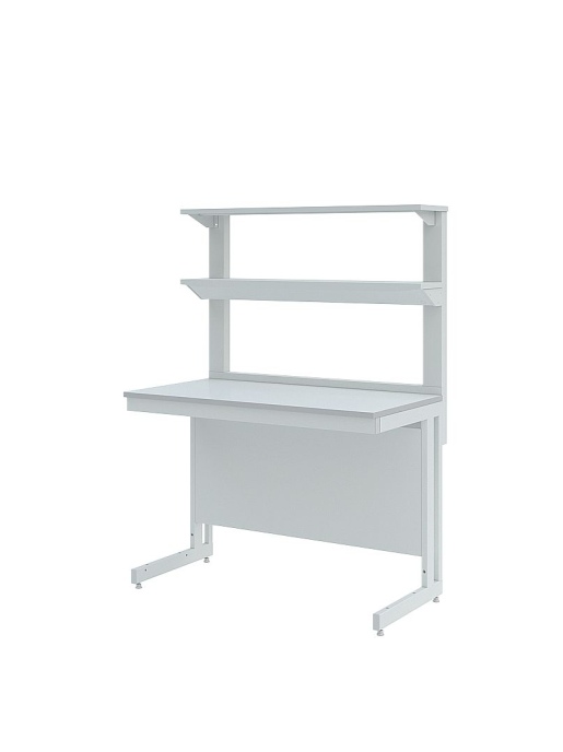 Стол лабораторный с 2-мя полками Simple Pro ЛК-1200 СП