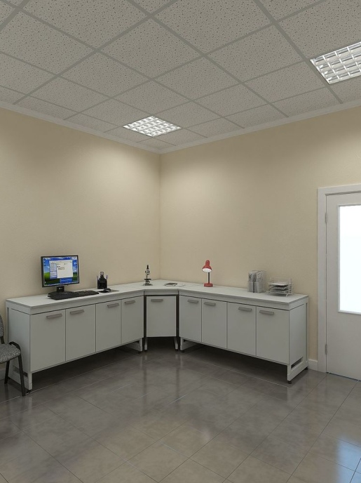 Стол лабораторный угловой Simple Pro ЛК-900/600 УСК