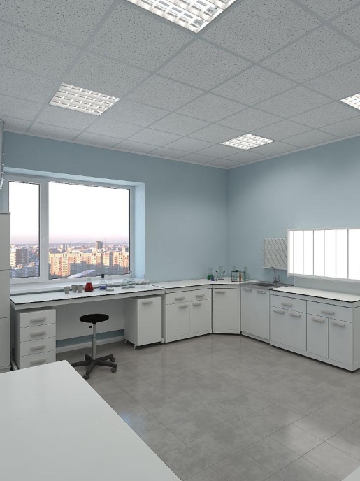 Стол лабораторный угловой Simple Pro ЛК-950/650 УСК