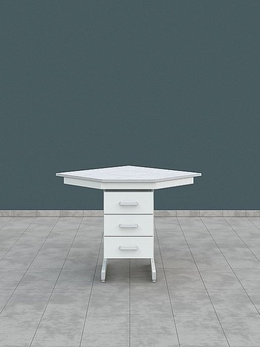 Стол лабораторный угловой Simple Pro ЛК-950/650 УСК