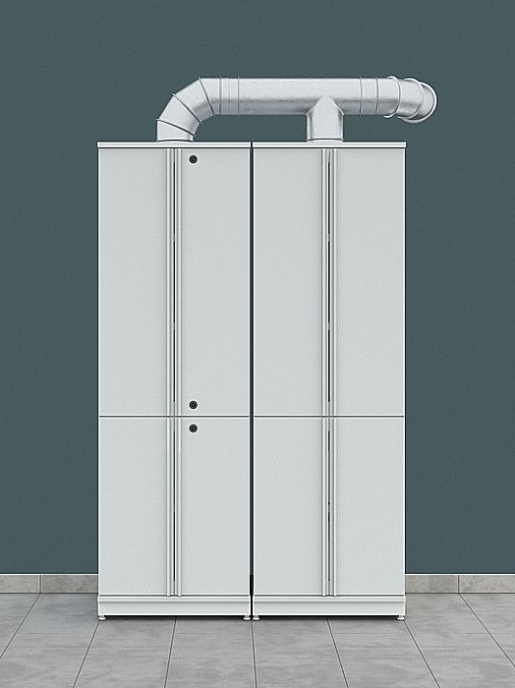 Шкаф для реактивов кислотостойкий Simple Pro ЛК-600 ШРП (с ящиками)