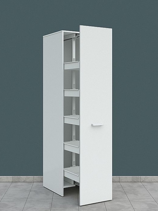 Шкаф с выдвижной колонной Simple Pro ЛК-450 ШР