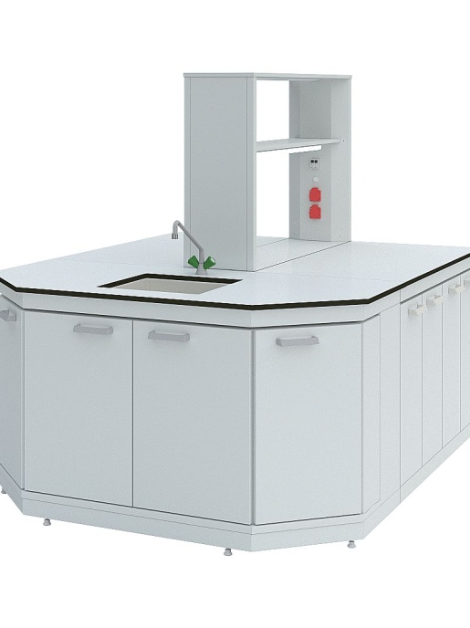 Столы-мойки торцевые Simple Pro ЛК-1500 СМС-Д (корпус - сталь)