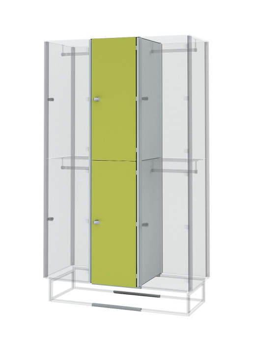 Шкаф для раздевалок Simple Pro ШГС-2