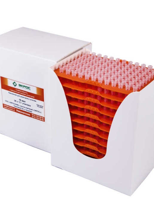 Наконечник в кассетах Экросхим 10 мкл (10х96)