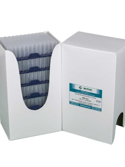 Наконечник в кассетах Экросхим 1000 мкл (5х96)