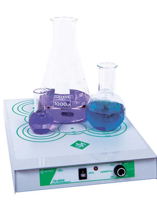 Магнитная мешалка Экросхим ЭКРОС-6600 (ПЭ-6600/0135) многоместная