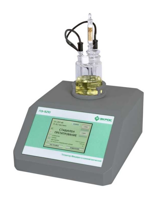 Титратор Фишера кулонометрический Экросхим ПЭ-9210 (ячейка с диафрагмой)