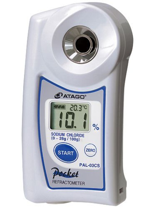 Рефрактометр ATAGO PAL-03CS NaCl и точка замерзания