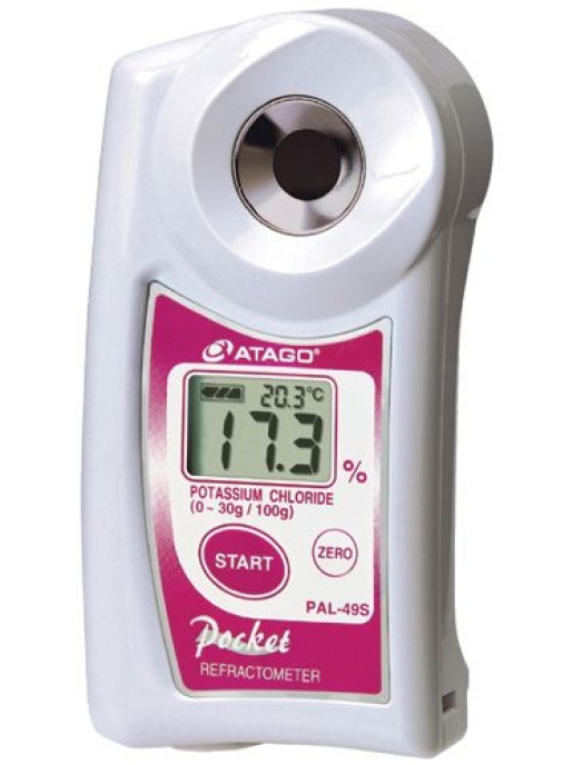 Рефрактометр ATAGO PAL-49S Хлорид калия