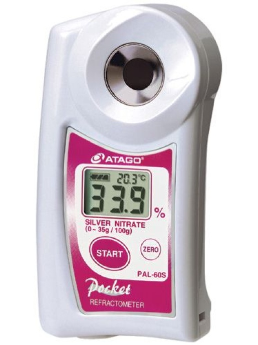 Рефрактометр ATAGO PAL-60S Нитрат серебра