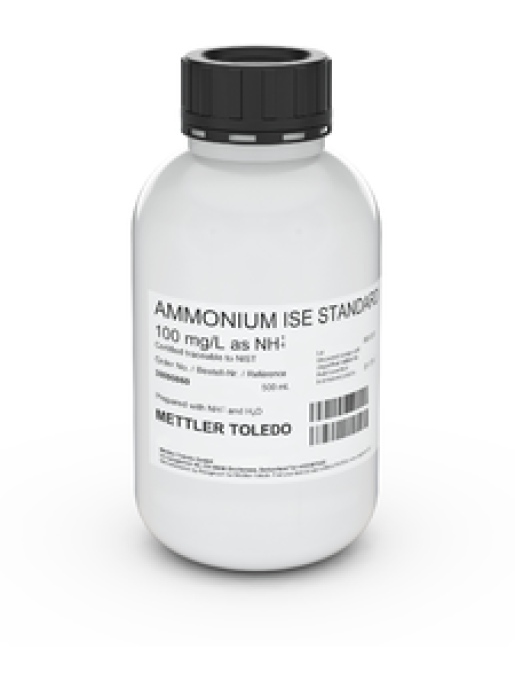 Раствор для ионоселективных электродов METTLER TOLEDO ISE standard NH4 100 mg/L, 500mL