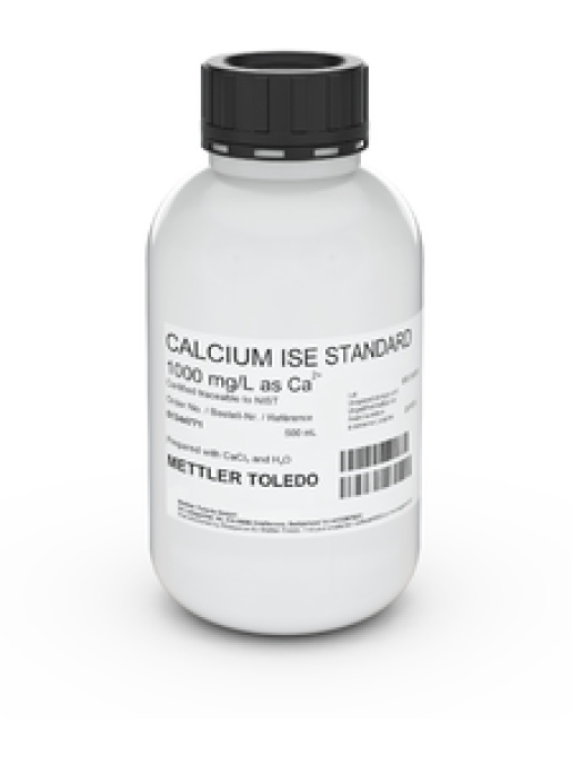 Раствор для ионоселективных электродов METTLER TOLEDO ISE standard Ca 1000 mg/L, 500mL