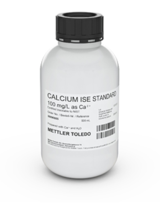 Раствор для ионоселективных электродов METTLER TOLEDO ISE standard Ca 100 mg/L, 500mL