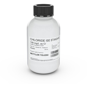 Раствор для ионоселективных электродов METTLER TOLEDO ISE standard Cl 100 mg/L, 500mL