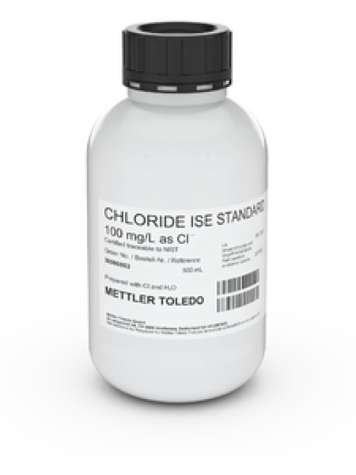 Раствор для ионоселективных электродов METTLER TOLEDO ISE standard Cl 100 mg/L, 500mL