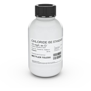 Раствор для ионоселективных электродов METTLER TOLEDO ISE standard Cl 10 mg/L, 500mL