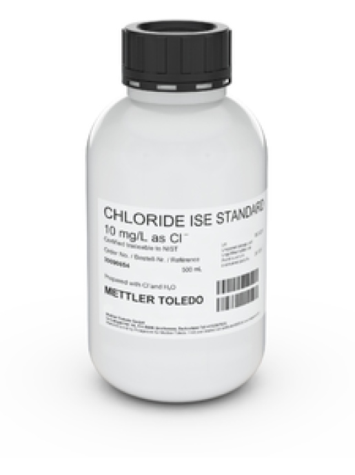 Раствор для ионоселективных электродов METTLER TOLEDO ISE standard Cl 10 mg/L, 500mL