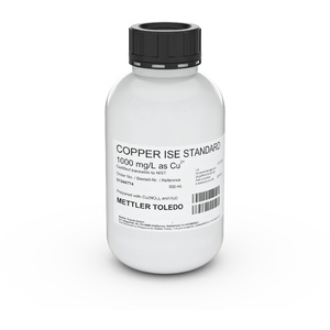 Раствор для ионоселективных электродов METTLER TOLEDO ISE standard Cu 1000 mg/L, 500mL