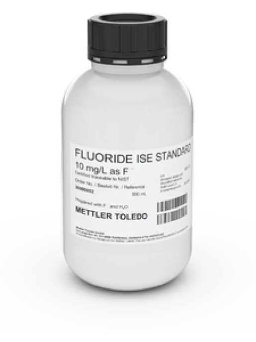 Раствор для ионоселективных электродов METTLER TOLEDO ISE standard F 10 mg/L, 500mL