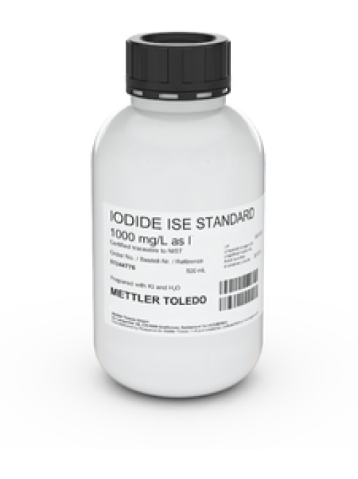 Раствор для ионоселективных электродов METTLER TOLEDO ISE standard I 1000 mg/L, 500mL