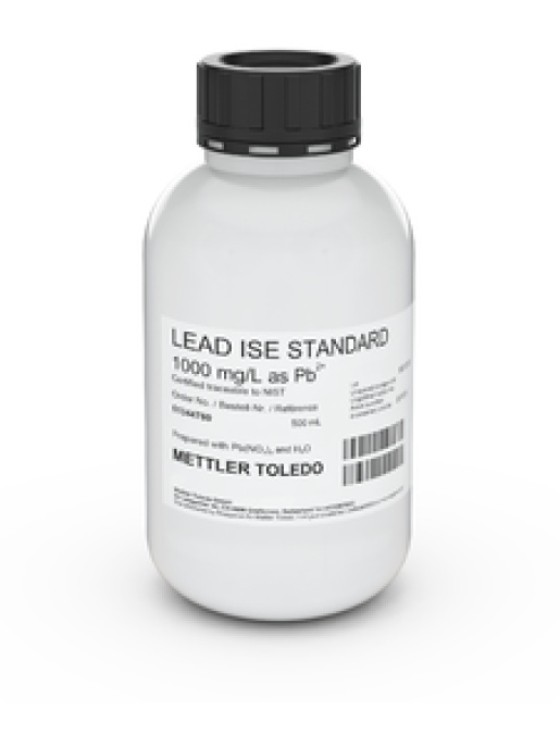Раствор для ионоселективных электродов METTLER TOLEDO ISE standard Pb 1000 mg/L, 500mL