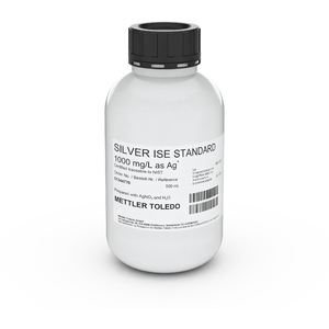 Раствор для ионоселективных электродов METTLER TOLEDO ISE standard Ag 1000 mg/L , 500mL
