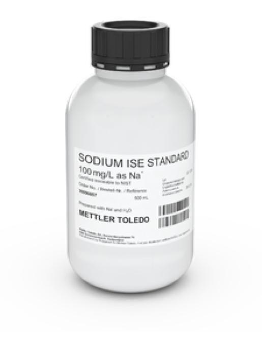 Раствор для ионоселективных электродов METTLER TOLEDO ISE standard Na 100 mg/L, 500mL