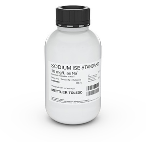 Раствор для ионоселективных электродов METTLER TOLEDO ISE standard Na 10 mg/L, 500mL