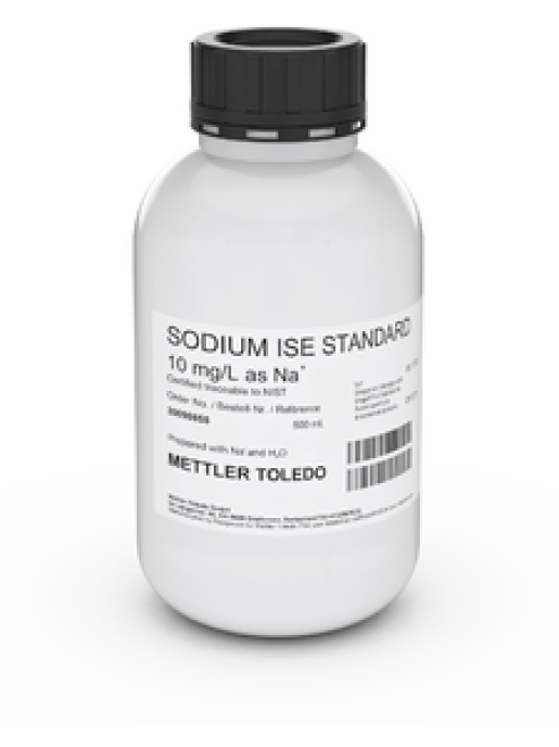 Раствор для ионоселективных электродов METTLER TOLEDO ISE standard Na 10 mg/L, 500mL