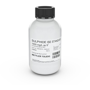 Раствор для ионоселективных электродов METTLER TOLEDO ISE standard S 1000 mg/L, 500mL