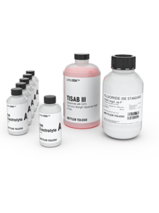 Раствор для ионоселективных электродов METTLER TOLEDO 3-in-1 Fluoride Solutions Kit