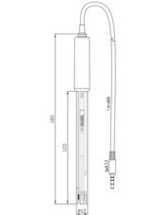 pН-электрод с согласующим контактом для Edge HANNA Instruments HI12301