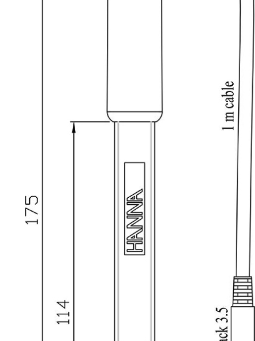 Датчик проводимости для Edge HANNA Instruments HI763100