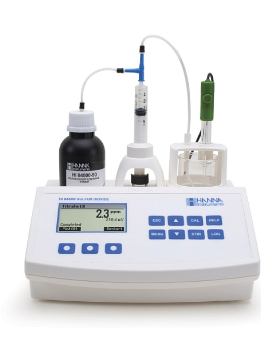 Мини титратор для измерения диоксида серы для вина HANNA Instruments HI84500-02