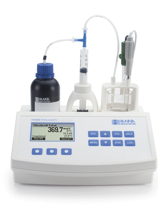 Мини титратор для измерения титруемой кислотности в воде HANNA Instruments HI84530-02