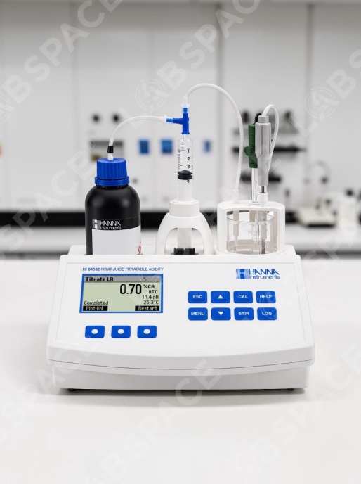 Мини титратор для измерения титруемой кислотности и рН в фруктовых соках HANNA Instruments HI84532-02