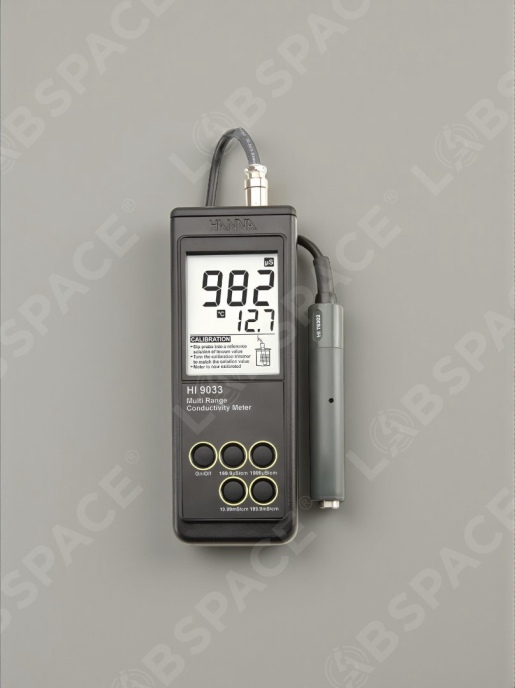 Кондуктометр с автотермокомпенсацией HANNA Instruments HI9033