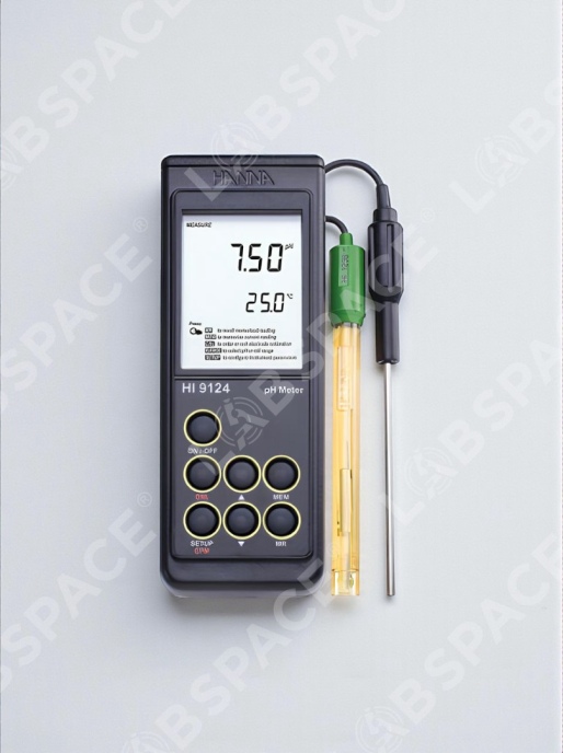 Влагозащищенный рН-метр с электродом HI1230В HANNA Instruments HI9124