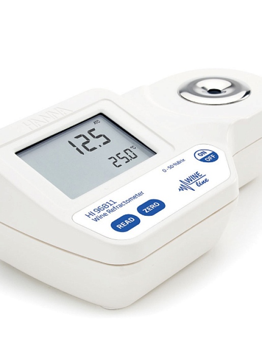 Цифровой рефрактометр для анализа в вине, сусле и соке HANNA Instruments HI96811
