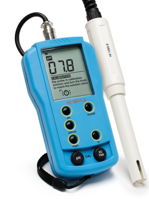 рН-метр Piccolo с электродом HANNA Instruments HI9811-5