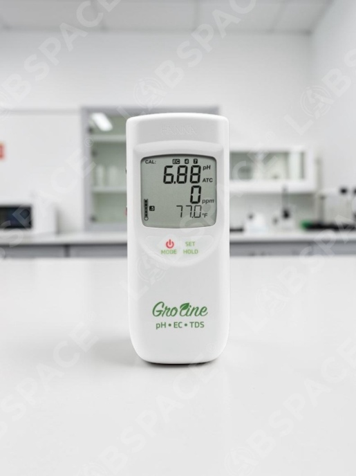Влагозащищенный pH/EC/TDS-тестер для гидропоники серии GroLine HANNA Instruments HI9814